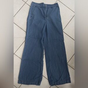 J Crew Women's Chambray pants Size 6